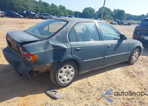 1998 Honda Civic Lx из США, поврежденный, VIN 2HGEJ6572WH606692